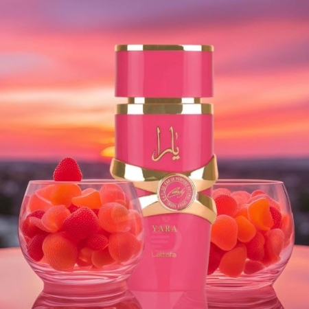 Perfumy damskie YARA LATTAFA Candy czerwona 100ml